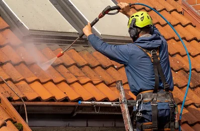 Démoussage et hydrofuge de toiture à Wavrin